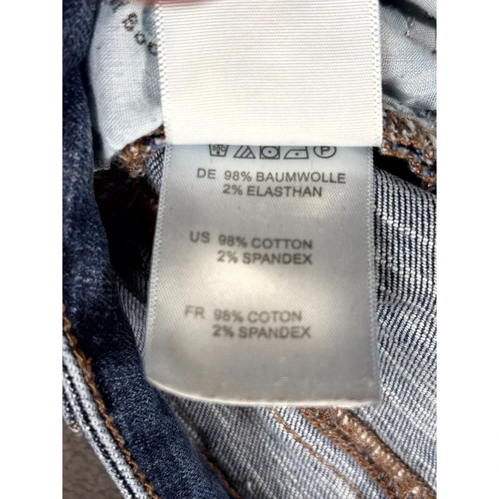 Articles of Society Jeans Womens 29 Blue Denim Medium Wash Skinny Leg Streetwear